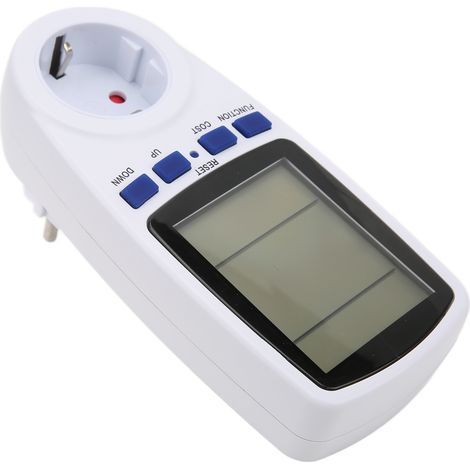 Compteur Énergie Prise EU 230V Moniteur Puissance Tension Courant Fréquence Wattmètre Détecteur Électrique Mesure Prise Intelligente (1/5)
