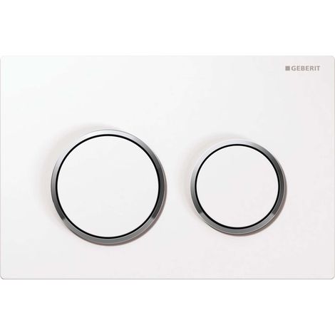 Geberit Omega20 Placa de accionamiento, para doble descarga, (1/4)