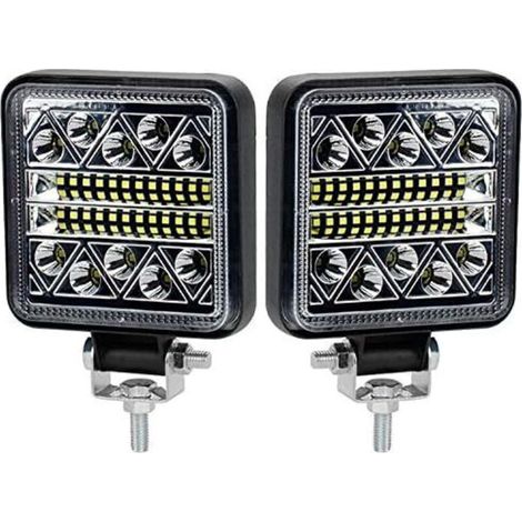 Luz de trabajo LED de 102 W – 15.000 lm, compatible con 12–24 V, para coches, tractores, barcos y camiones, luces de marcha atrás de alta potencia.