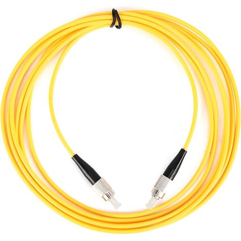 Câble de raccordement fibre optique SC-SC monomode, 3m, gaine PVC, connecteur simple modèle 9.84ft (1/5)