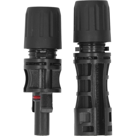 5er-Set wasserdichte Solar-PV-Steckverbinder (Stecker und Buchse) für Solaranlagen 1500 V 45 A (1/5)