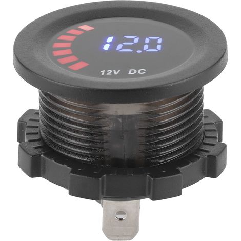 Voltmètre à écran couleur, remplacement pour modification de véhicule, affichage LED DC 12V, sans panneau (1/5)
