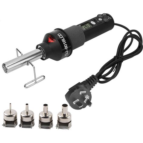 Pistolet Thermique Portable 450W GJ8018LCD avec Affichage LCD et Contrôle de Température Digital (1/5)