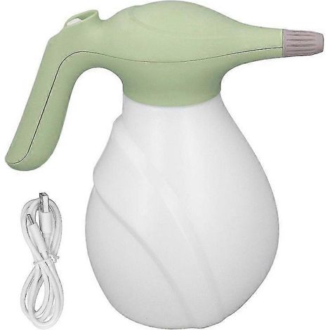 Arrosoir électrique automatique à pulvérisation uniforme, léger, avec lumière LED verte. (1/5)