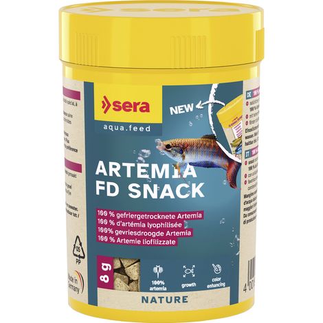 Sera Fischfutter FD Artemia Shrimps Nature 100 ml Fischfutter