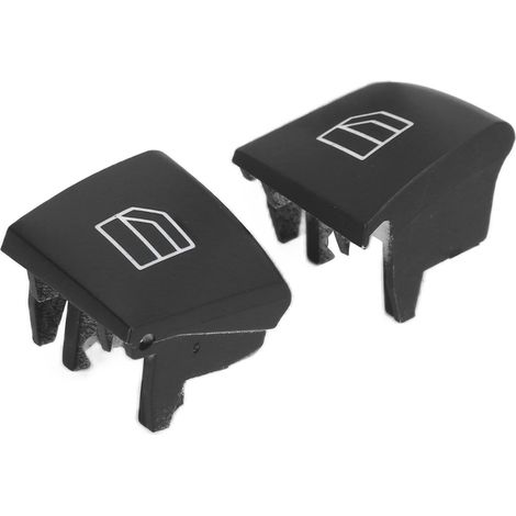 2x Capuchons Bouton Interrupteur Fenêtre Remplacement ML Classe W164 Mercedes 2005-2011, Couvre Commande Vitre, Pièce 2518300290 (1/5)