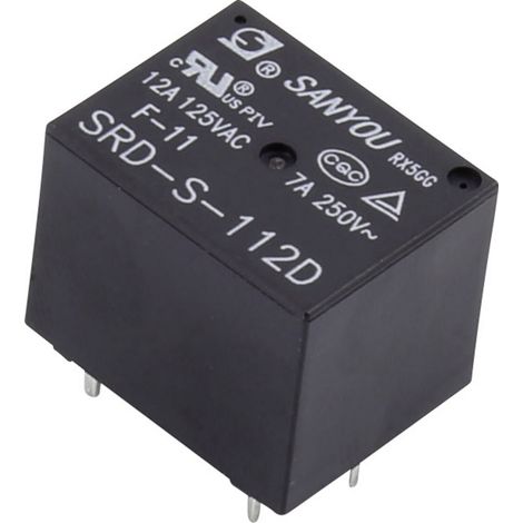 TRU COMPONENTS SRD-S-112D Printrelais 12 V/DC 12 A 1 Wechsler 1 St.