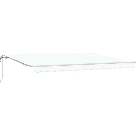 Auvent rétractable électrique Blanc 450 × 300 cm (1/5)