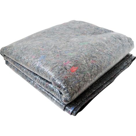 Nespoli Feltro assorbente con plastica di protezione, 3 m², 180 g/m², per lavori di verniciatura, fai da te, coperta per pavimento, antiscivolo e impermeabile (1/3)