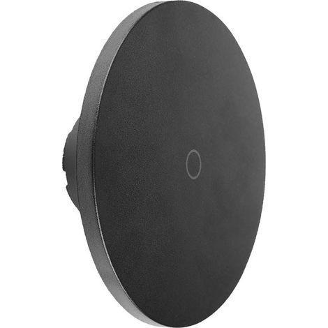 V-TAC Lampada LED da Muro Rotonda 12W 16016060mm Colore Nero 3in1 Dimmerabile IP65 (1/5)