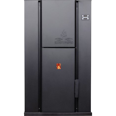 Hidroestufa de pellet Hydra 40 Negro, 40kW, hasta 320m2 (1/5)
