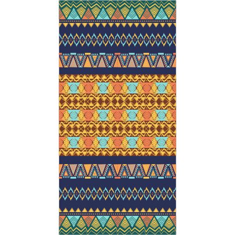Serviette De Plage En Microfibre - Double Éponge Ultra Absorbante - Pour Piscine Et Extérieur - 80x160 Cm (1/5)