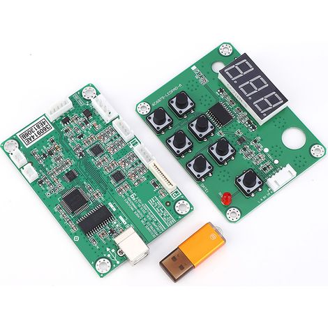 Kit clavier de verrouillage de cryptage pour carte mère de la machine de gravure laser Shenzhou Easy-to-Encoder M2 + clavier + carte mère M2 + dongle de cryptage jaune (1/5)