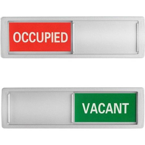 Panneau de confidentialité - panneau vacant/occupé pour la maison, salle de bain, bureau, toilettes, hôtel, hôpital - indicateur magnétique (1/5)