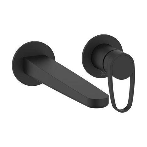 Crosswater Lazo Mitigeur de lavabo - encastré - Noir mat (1/4)