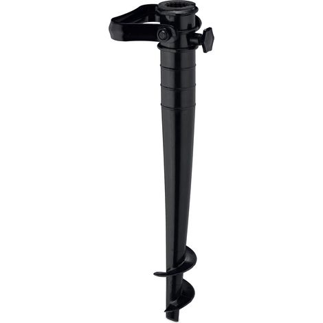 Black Parasol Screw for Sand and Ground