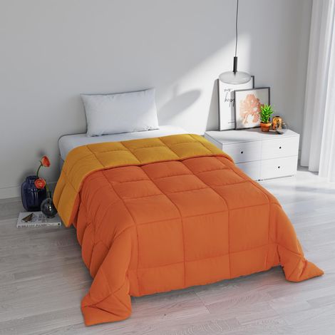 Couette d'hiver Deux Tons, Orange/Jaune, 170x260 cm (1/5)