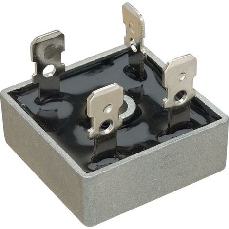 Pont redresseur 600v 50amp Faston Mesures 28x28mm Kbpc5006f Kbpc5006f