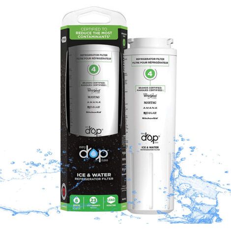 Repuestos para refrigerador - 1 x Filtro de agua y hielo original Whirlpool EveryDrop 4 EDR4RXD1 (1/5)