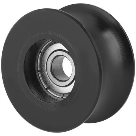 4 pcs U Poulie à Gorge 0840UU Roue Gorge Type d'U Roue de Guidage de Rouleau de Poulie en U 8x40x20.7mm (4pcs 8x40x20.7mm) (1/5)