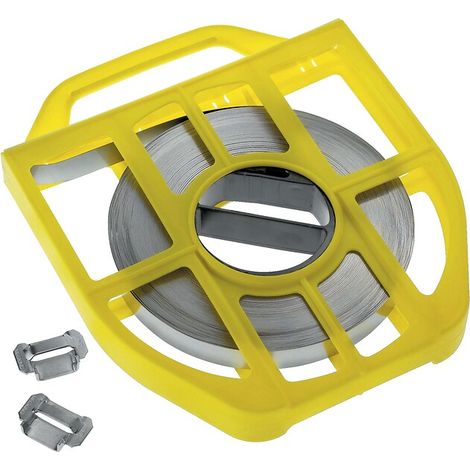 Feuillard inox 0,7 mm x 10 mm – Rouleau de 50 m pour applications industrielles – Résistance optimale et durabilité accrue – Serflex