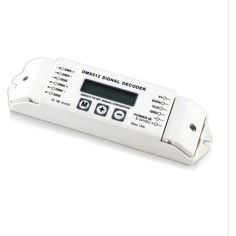 Contrôleur de couleur LED DMX-SPI, décodeur de signal DMX512 BC-820