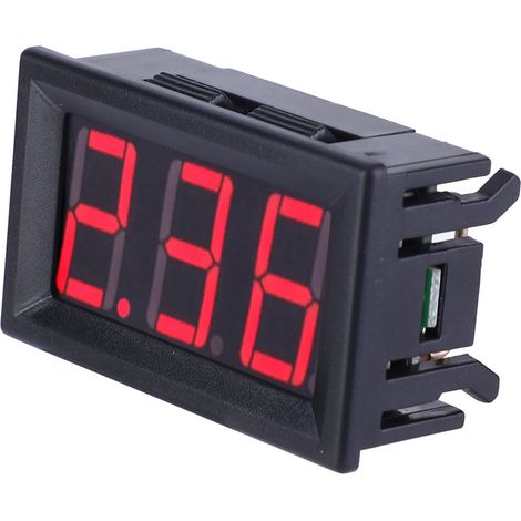Digitale Anzeige DC 0-10A für Kabel, 0,56-Zoll-Rotpanel, Amperemeter (1/5)