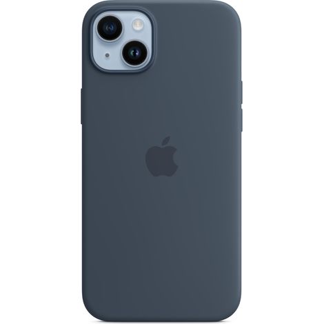 Apple iPhone 14 Plus Silicone Case with MagSafe - Storm Blue (1/4)