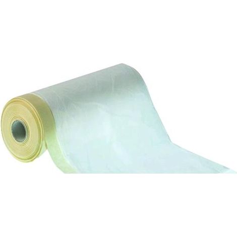 NASTRO MASCHERATURE CON TELO HD FILM HDPE MASCHERATUTTO VARIE MISURE CARDINALE, "1400mm X 33m"