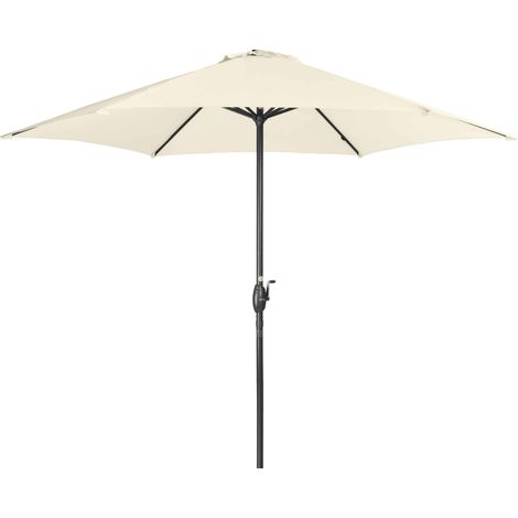 Derby Sonnenschirm / Kurbelschirm "Basic Lift neo 300", Ø 300 cm, natur, Bezug aus 100% Polyester, Gestell aus Aluminium, 28,5 kg Sonnenschirm / Kurbelschirm "Basic Lift neo 300", natur, Ø 300 cm (1/8)
