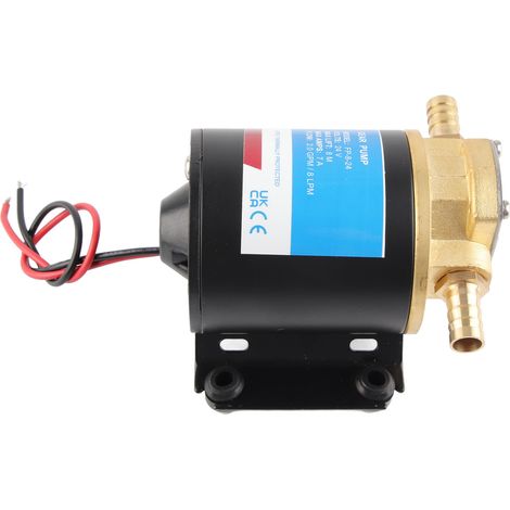 24-V-Flügelzellenpumpe, elektrisch selbstansaugend, Flüssigkeitspumpe mit Laufrad und Zahnradantrieb, 2 GPM, 3 Meter Förderhöhe (1/5)