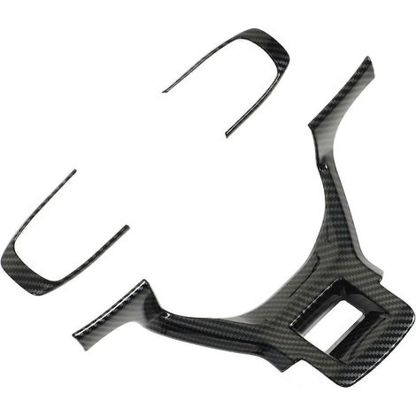3-teiliges Lenkradbezug-Gestell in Carbonfaser-Optik, rostfrei, glatte Oberfläche, Ersatz für KIA S