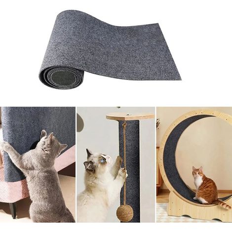 Autocollant Kratzteppich Chat Mur,Kratzmatte,Kratzbretter Chat Mur,Katzenkratzbretter [100cmx30cm] (1/5)