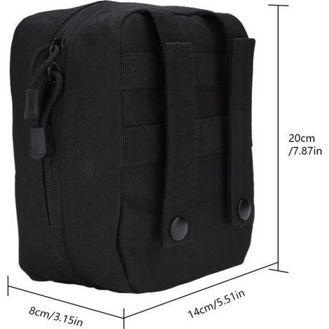 Qiilu Sac médical de premiers secours Sac à dos médical de premiers secours pour , camping, cyclisme sport parapente (1/4)
