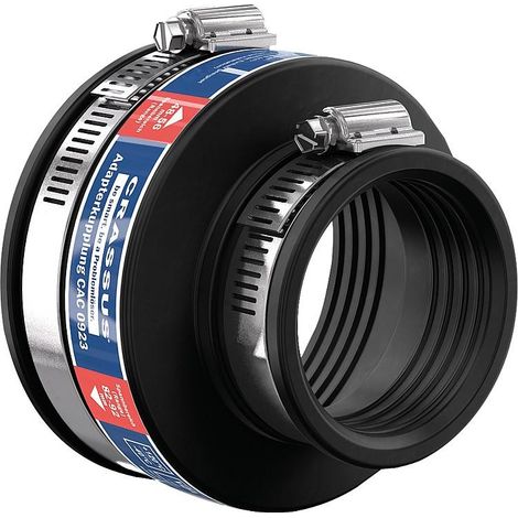Manchon adaptateur CAC 0923 plage de serrage 82-92 x 48-56mm EPDM, PN 0,6 bars