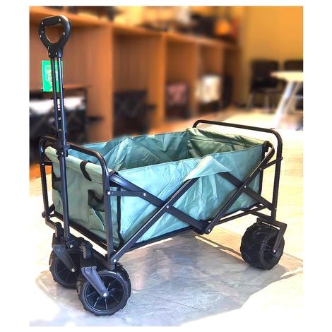 Carrello spiaggia Amicasa telescopico ruote larghe portata 80 kg