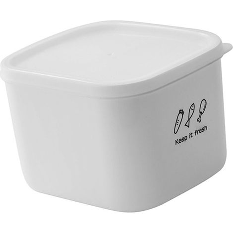 Recipiente multifuncional, hermético y apilable para almacenar alimentos en el frigorífico, con tapa, ideal para la cocina. (1/5)