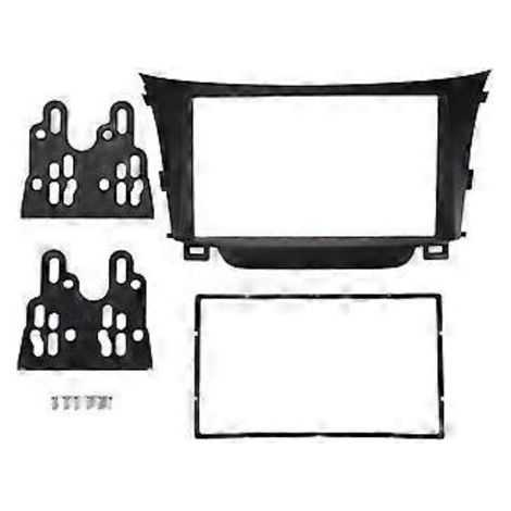 Kit d'adaptateur de façade et de tableau de bord pour autoradio 2 DIN de voiture (compatible avec I30 2011)