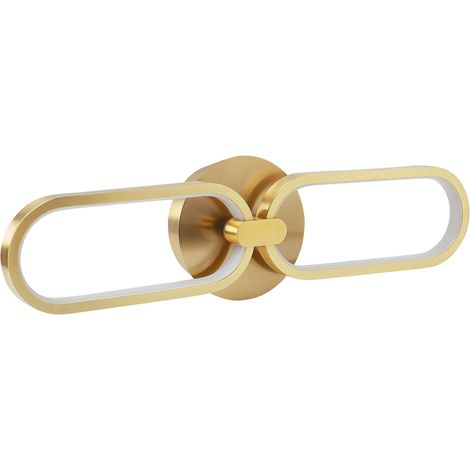 Lampada da parete LED applique metallo illuminazione decorativa dorata 50 cm Krang (1/5)