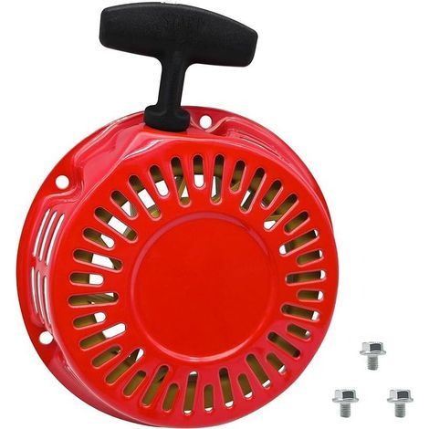 Ensemble de démarreur à rappel pour générateurs Predator Ghost ETQ Powermate All Power Echo Gentron AI Power 212 cc 196 cc 6,5 HP, rouge (1/5)