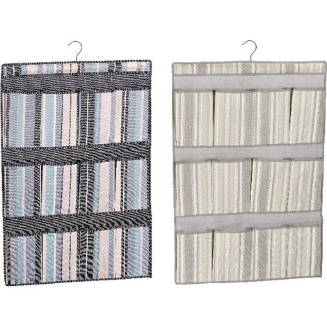 Portaoggetti da Parete in TNT Peggy 12 Tasche 56 x 82 cm 2 Colori (1/2)