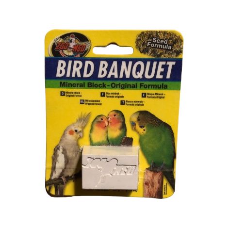 Bird Banquet Mineral Block Seed 28gr
