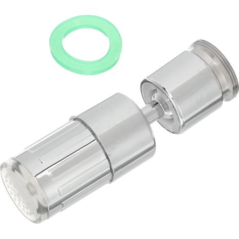 CCYKXARobinet Eau à Led Avec Changement De Couleur Et Contrôle Température Robinet Pivotant Pour Lavabo (1/5)