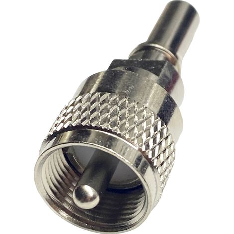 Conector UHF soldado al cable RG58
