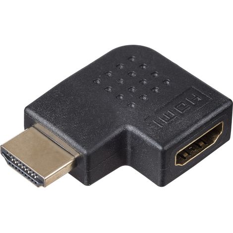Adattatore HDMI - HDMI 1.4 Akyga AK-AD-45 Adattatore con lato angolato a 90 gradi F/M (1/2)