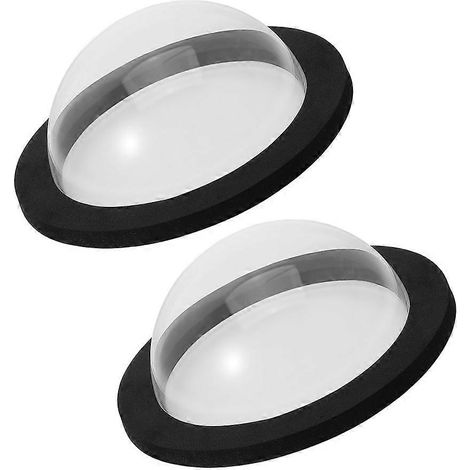Lot de deux couvercles flottants en acrylique pour bassins, petits couvercles flottants adaptés aux bassins clairs. (1/5)