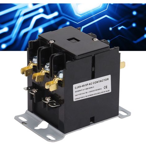 Contacteur de climatiseur CJX9-40/3P 40A 110 V (1/5)