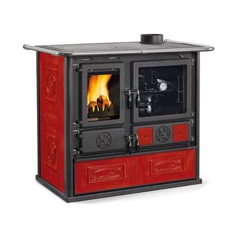 La Nordica Cucina a Legna Rosetta Liberty Vst - Bordeaux - 7,9 kW (1/5)