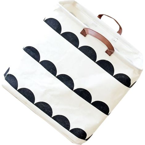 Panier de rangement pliable en tissu PE imperméable avec couche en toile pour enfants (1/5)