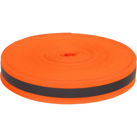 Ruban Fluorescent Réfléchissant Souple et Durable pour Sécurité Nocturne Améliorée - Orange Fluorescent (1/5)